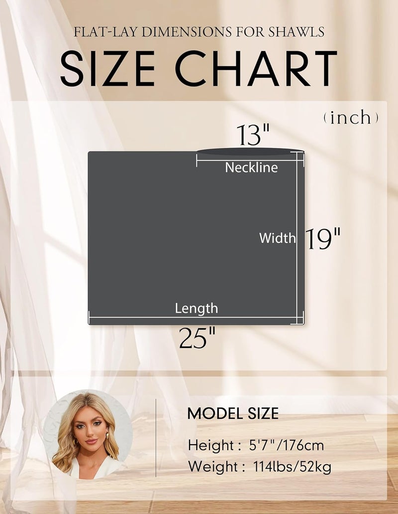 Puli Women Capri Poncho Sweater Slimming Fit Cropped Versatile Shawl Soft Knit Wraps Cowl Neck Short Tops - Image 4